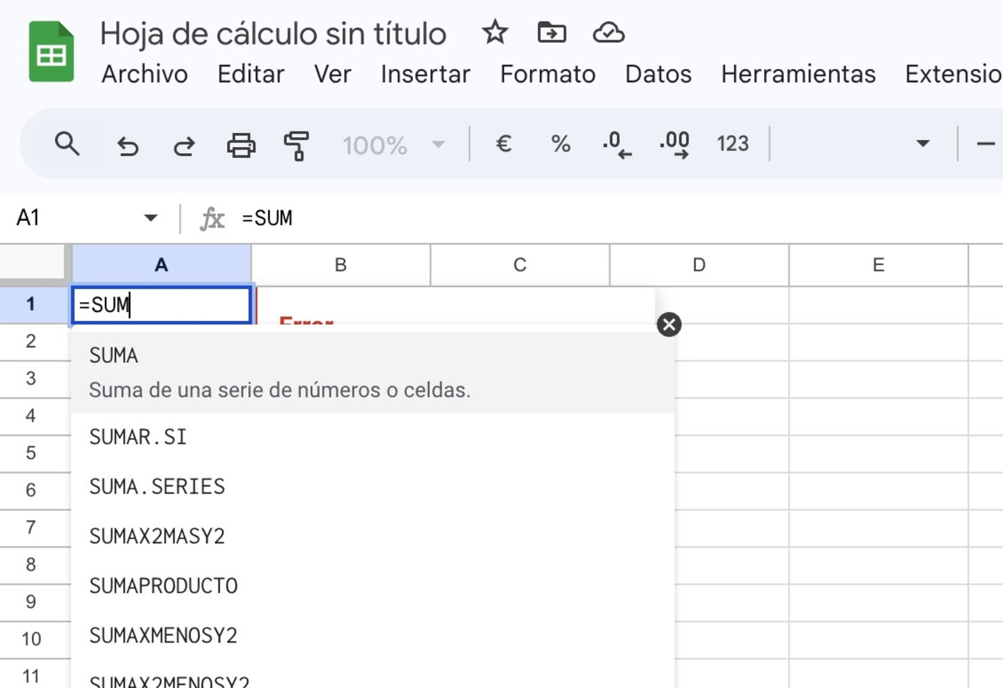 22 fórmulas imprescindibles para Google Sheets