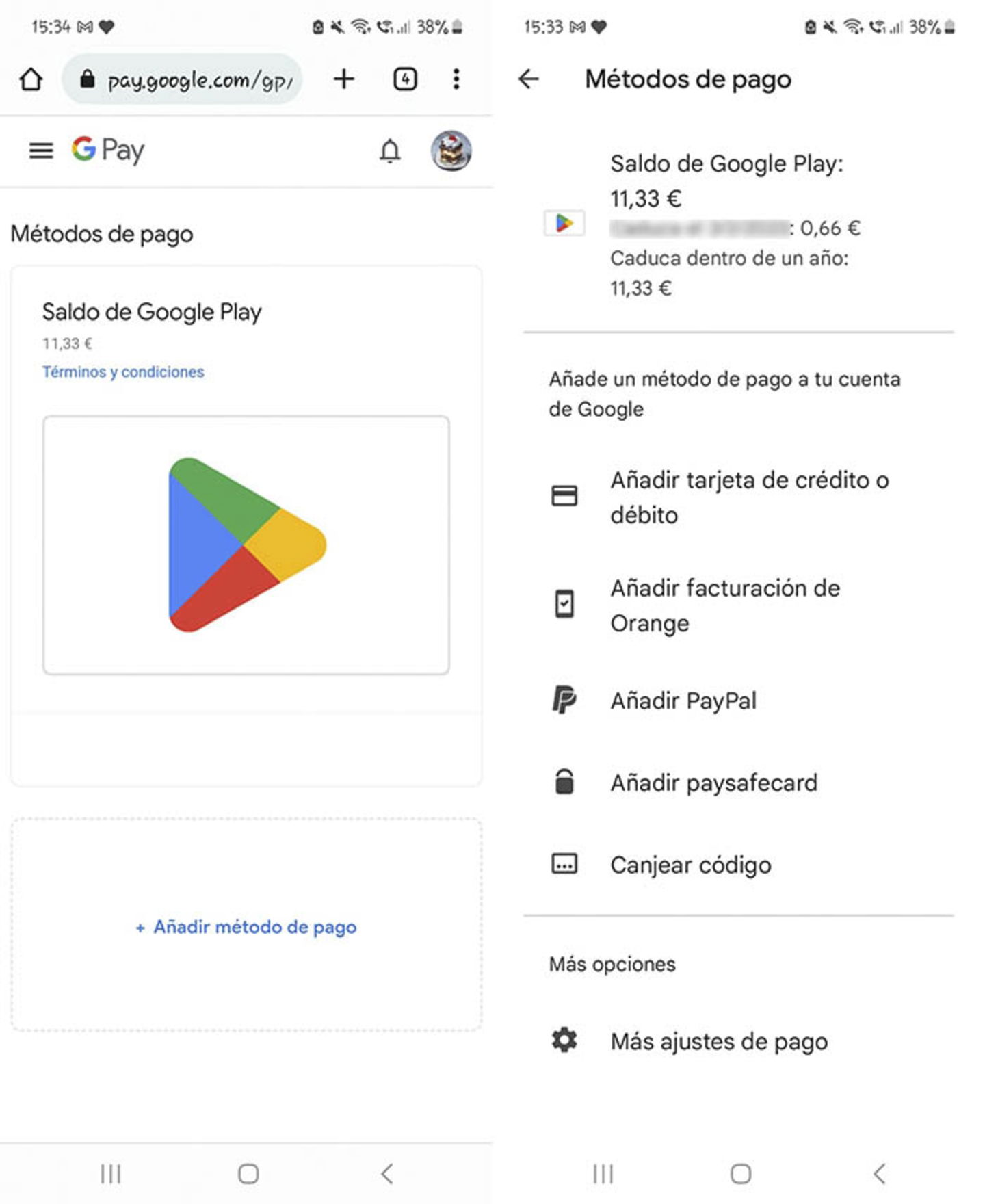 Que es el saldo de Google Play