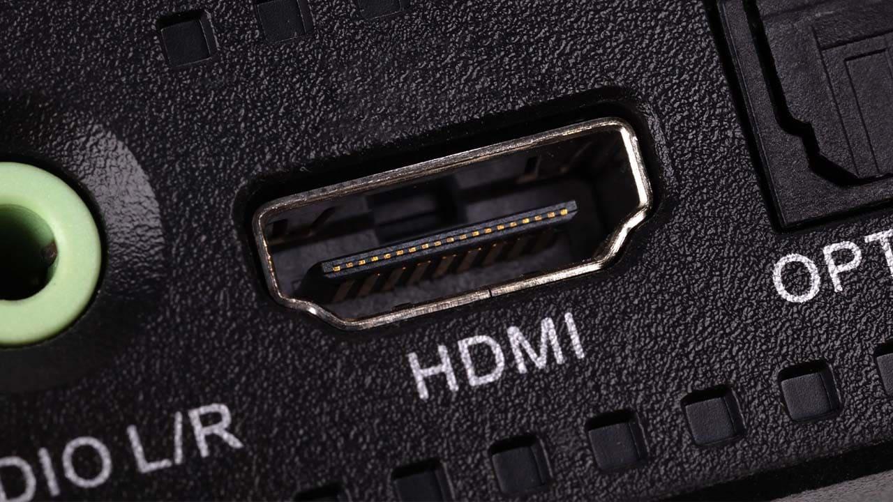 puerto HDMI en TV