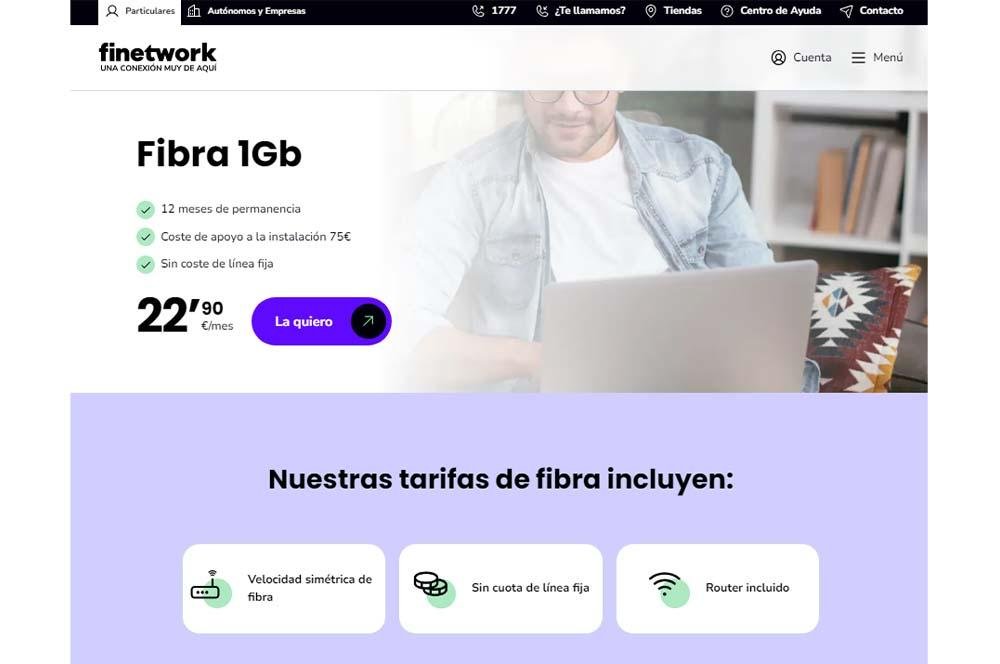 finetwork 1 gbps