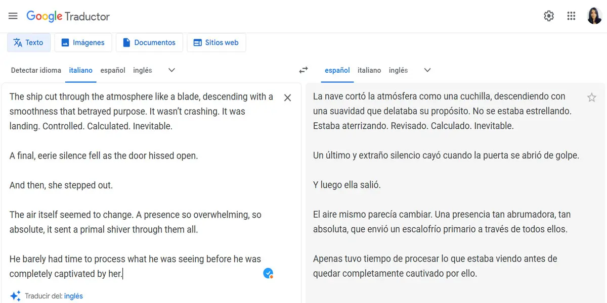 Traductor de Google