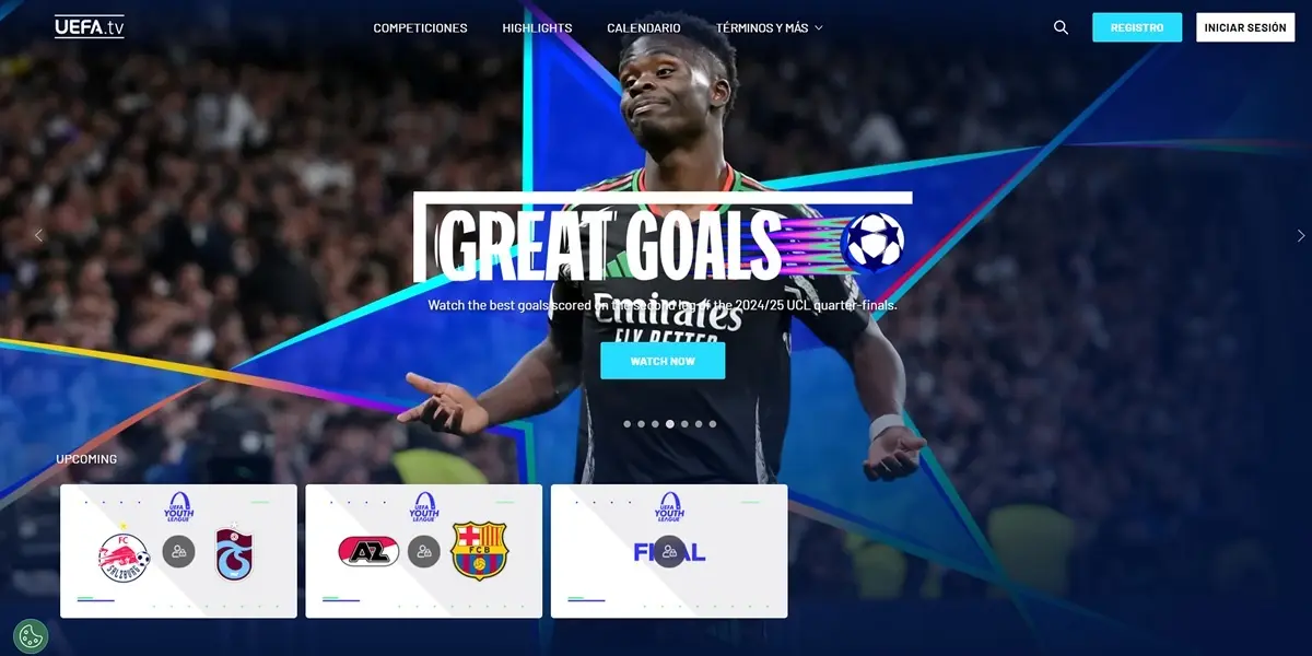 Que se puede ver gratis en UEFA TV