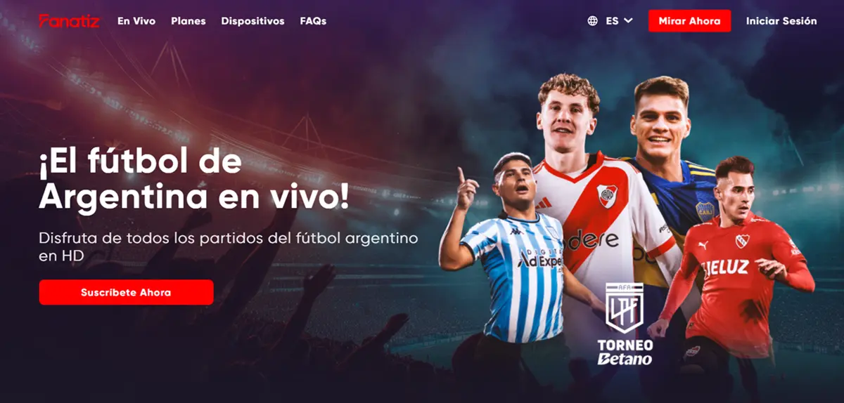 fanatiz plataforma para ver futbol argentino